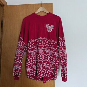 Disney Authentic Christmas Holiday Merry and Bright Spirit Jersey (S)